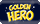 Golden hero icon