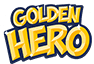 Golden hero logo